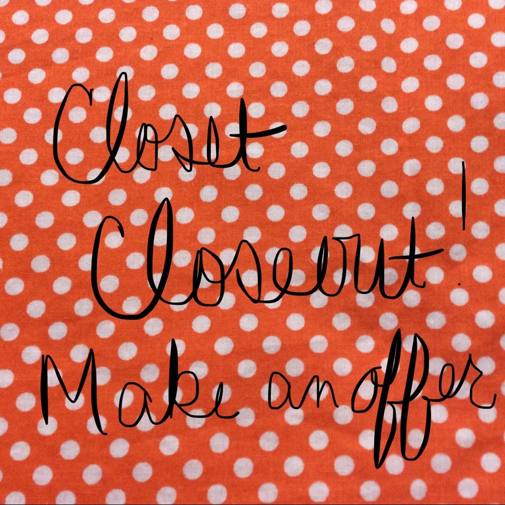 All items in closet must go.